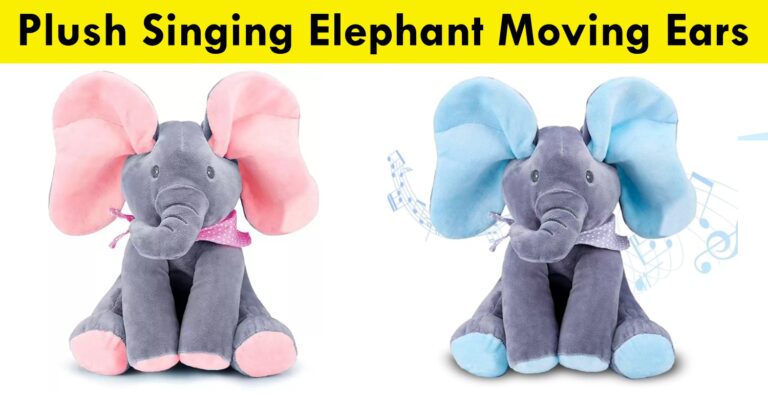 Plush Singing Elephant with Moving Ears: The Perfect Gift