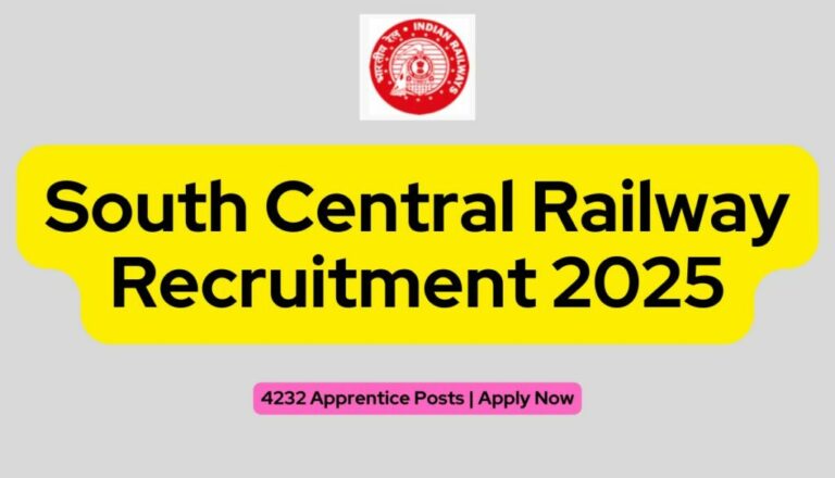 South Central Railway Recruitment 2025